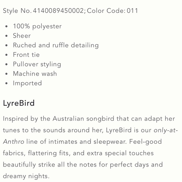 LyreBird Ruched ruffled Bloomer Shorts and Sheet Bralette set Anthropologie med - Picture 6 of 16